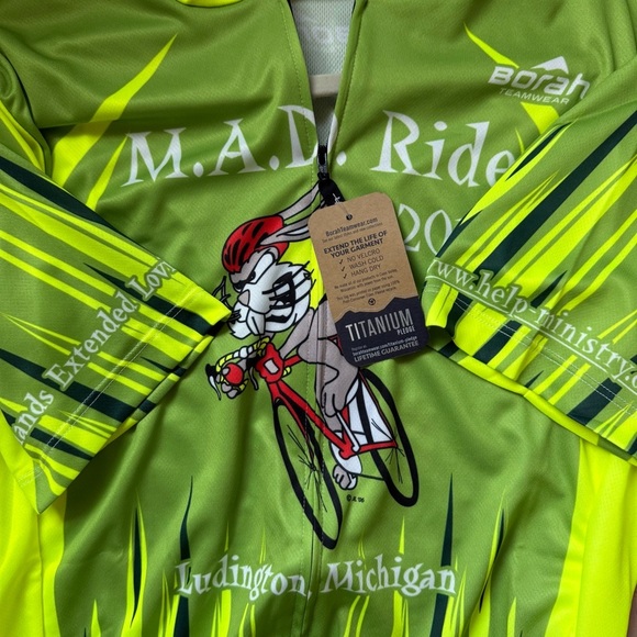Borah M.A.D. Ride Cycling Jersey size XL NEW - Picture 9 of 9